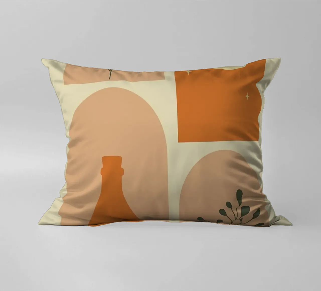 vaso cuscino da Abstract Botanical Art