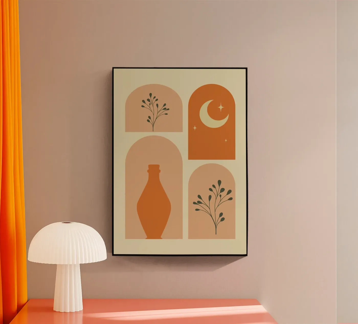 vase Acryl-Glas von Abstract Botanical Art