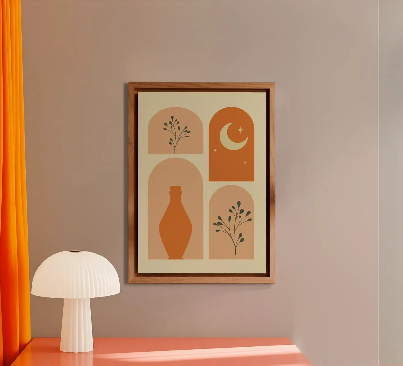 vaso pannello forex da Abstract Botanical Art