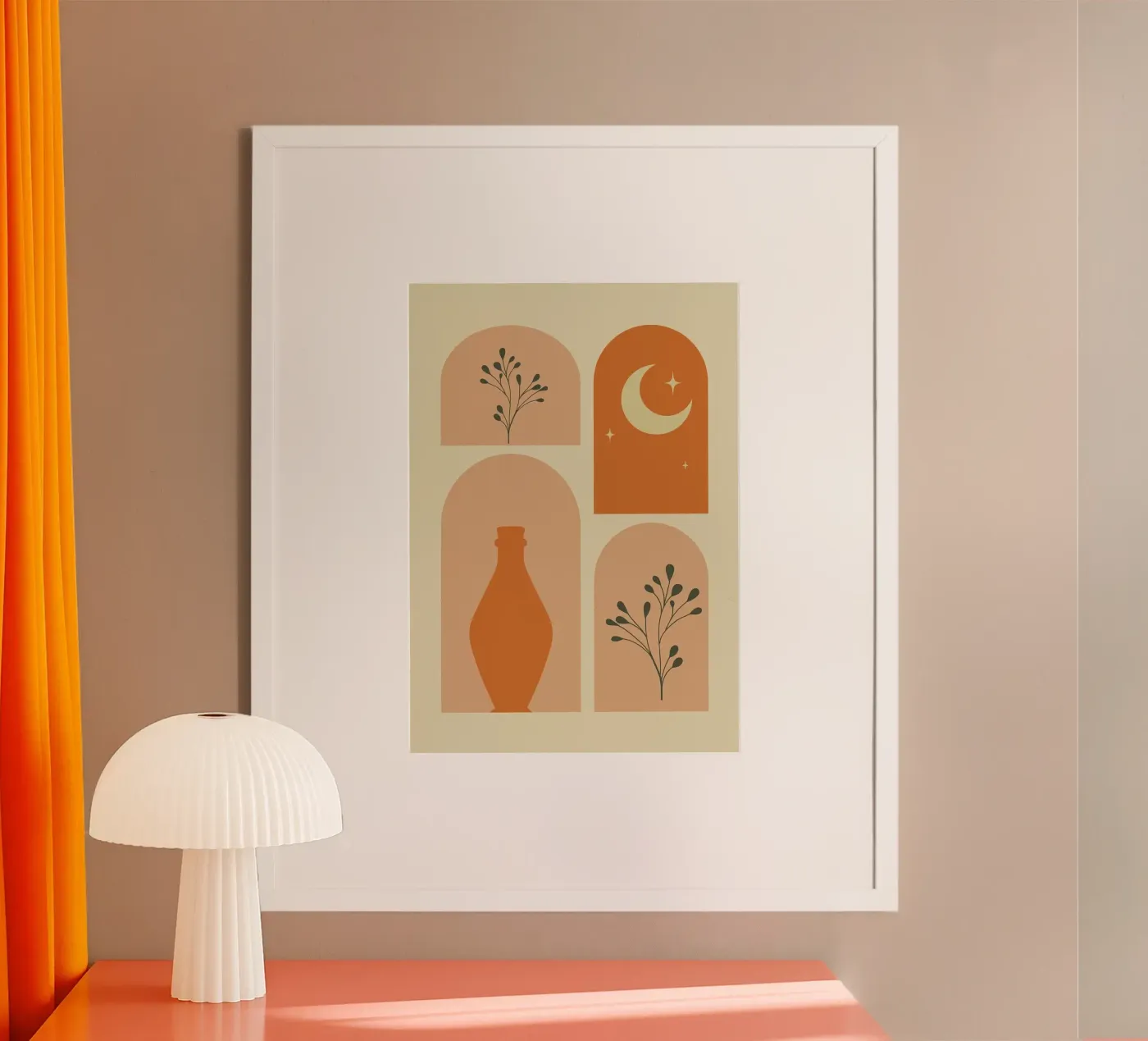 vase poster de Abstract Botanical Art