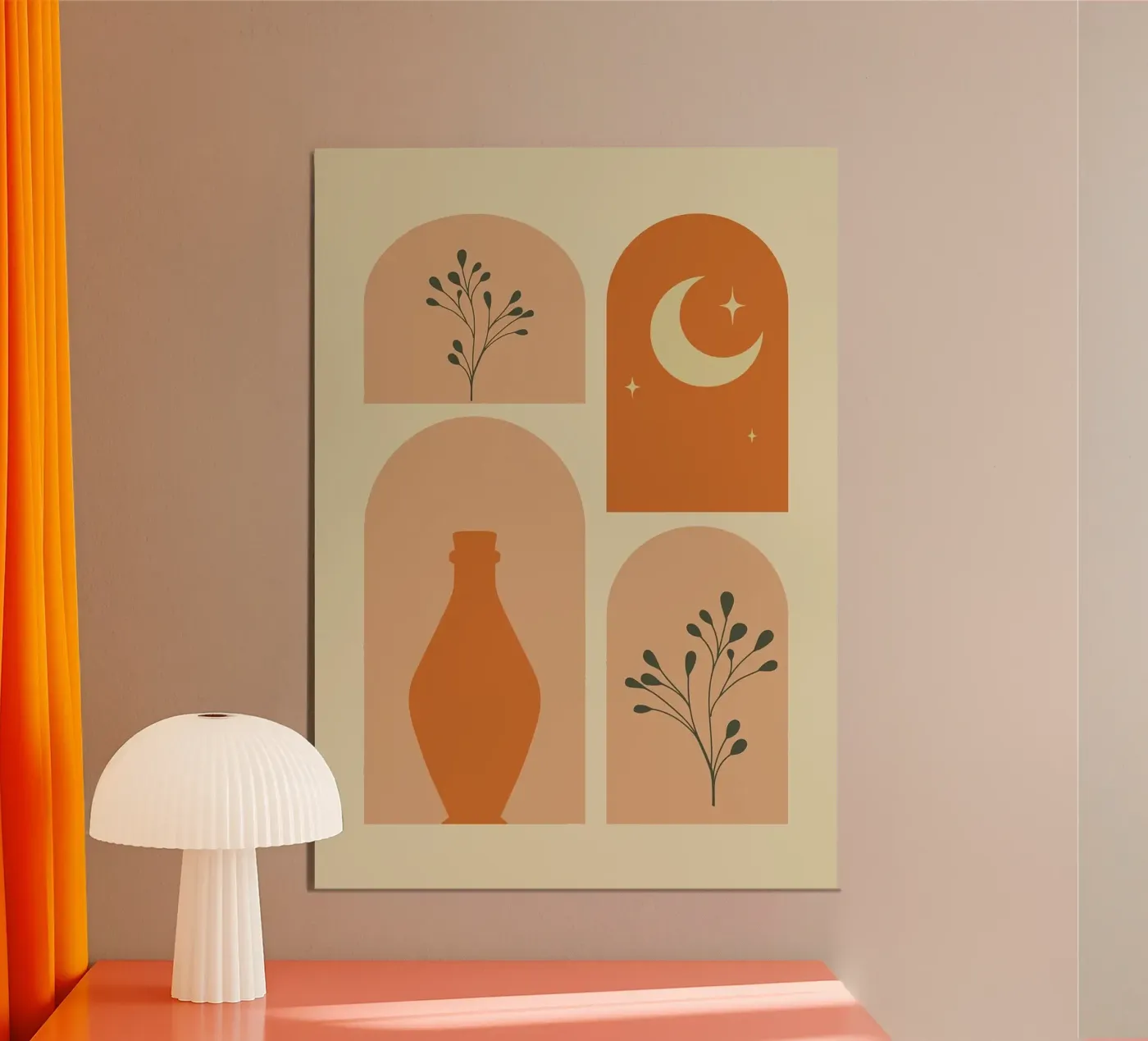 vase poster de Abstract Botanical Art