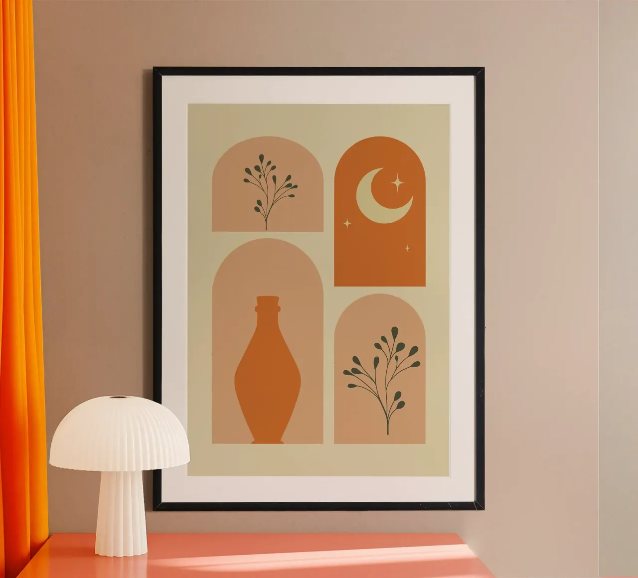 vaso poster da Abstract Botanical Art