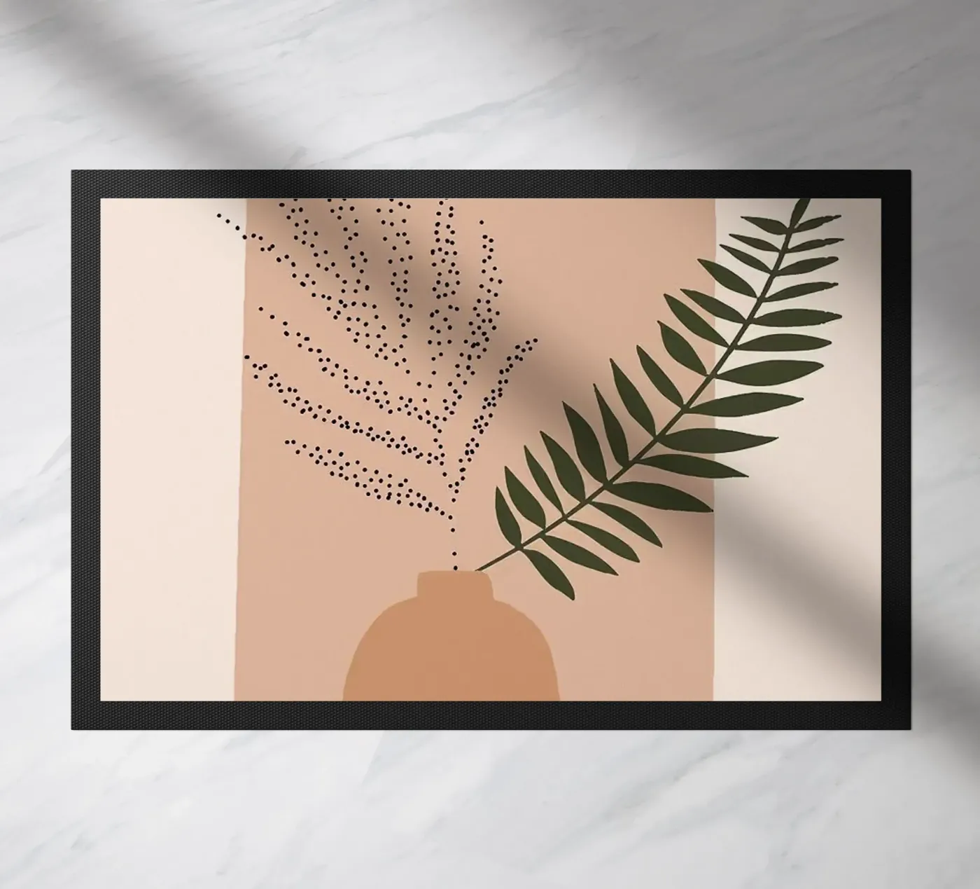 vase paillasson de Abstract Botanical Art