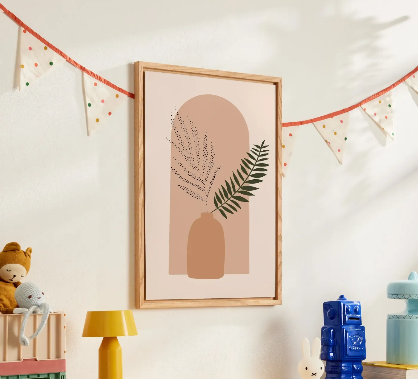 vaas acryl van Abstract Botanical Art