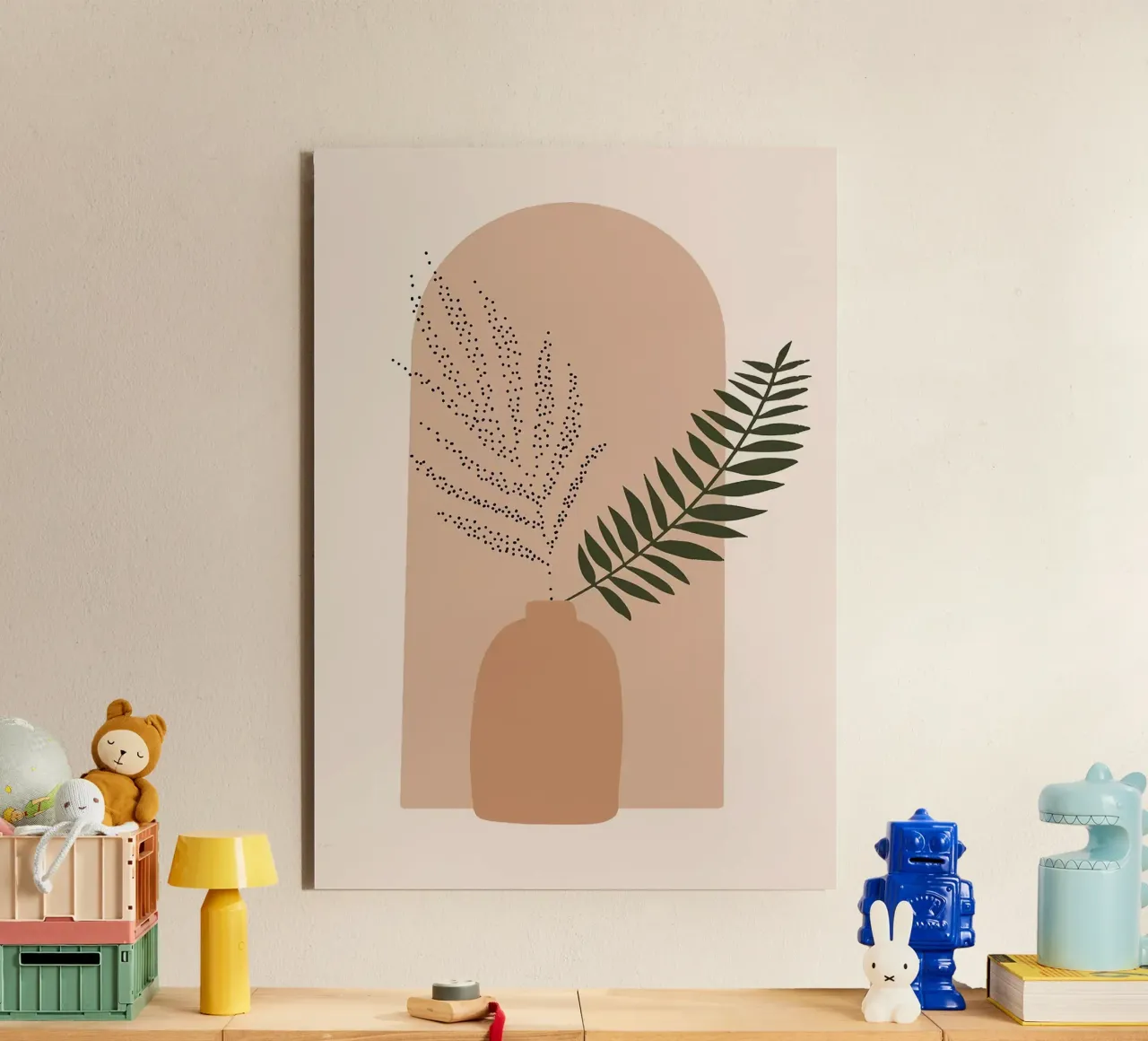 vase alu-dibond by Abstract Botanical Art