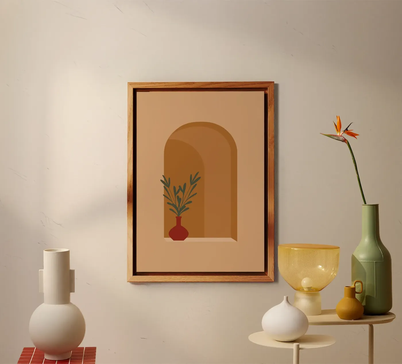 vase forex plate by Abstract Botanical Art