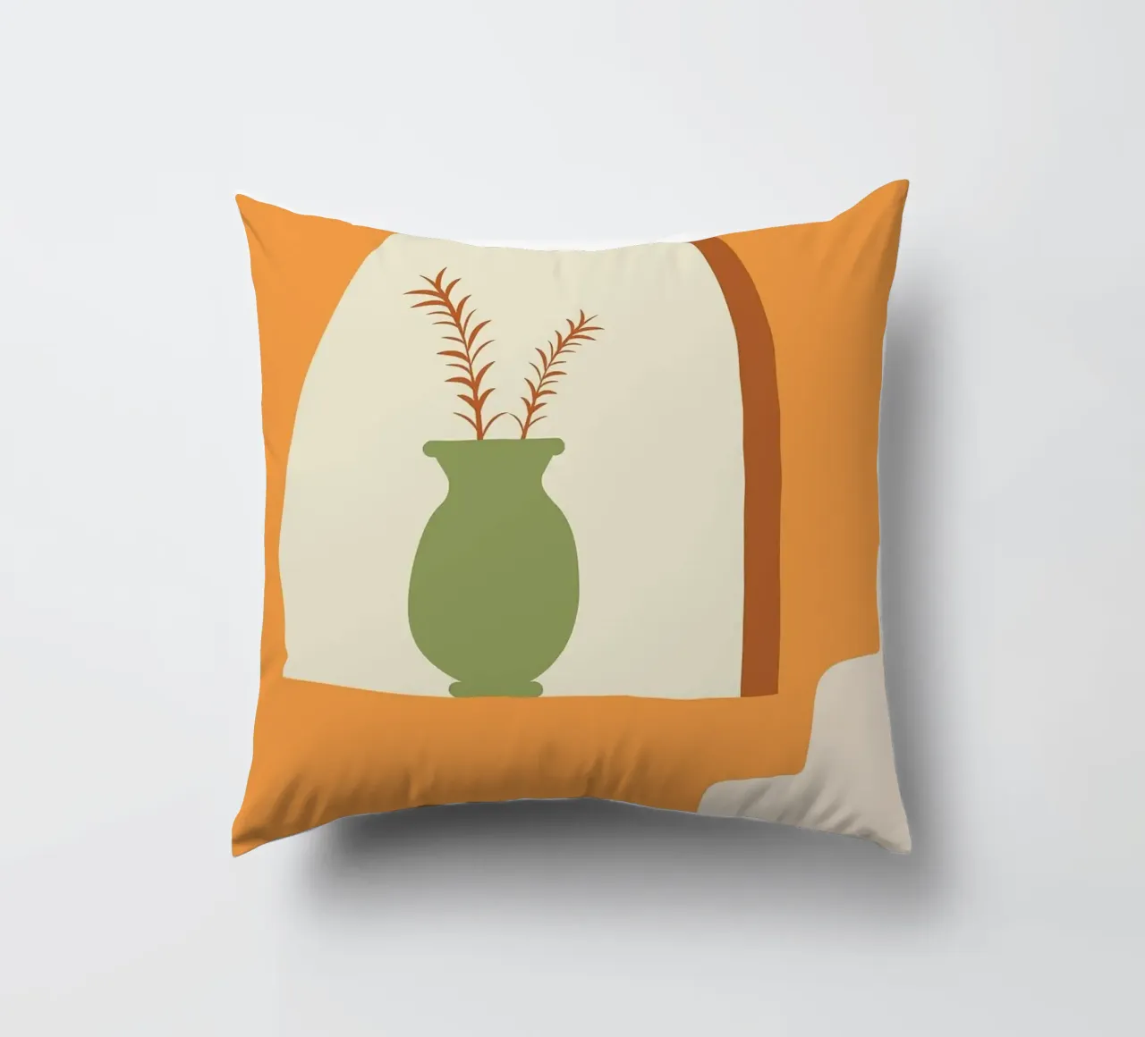 vaso cuscino da Abstract Botanical Art