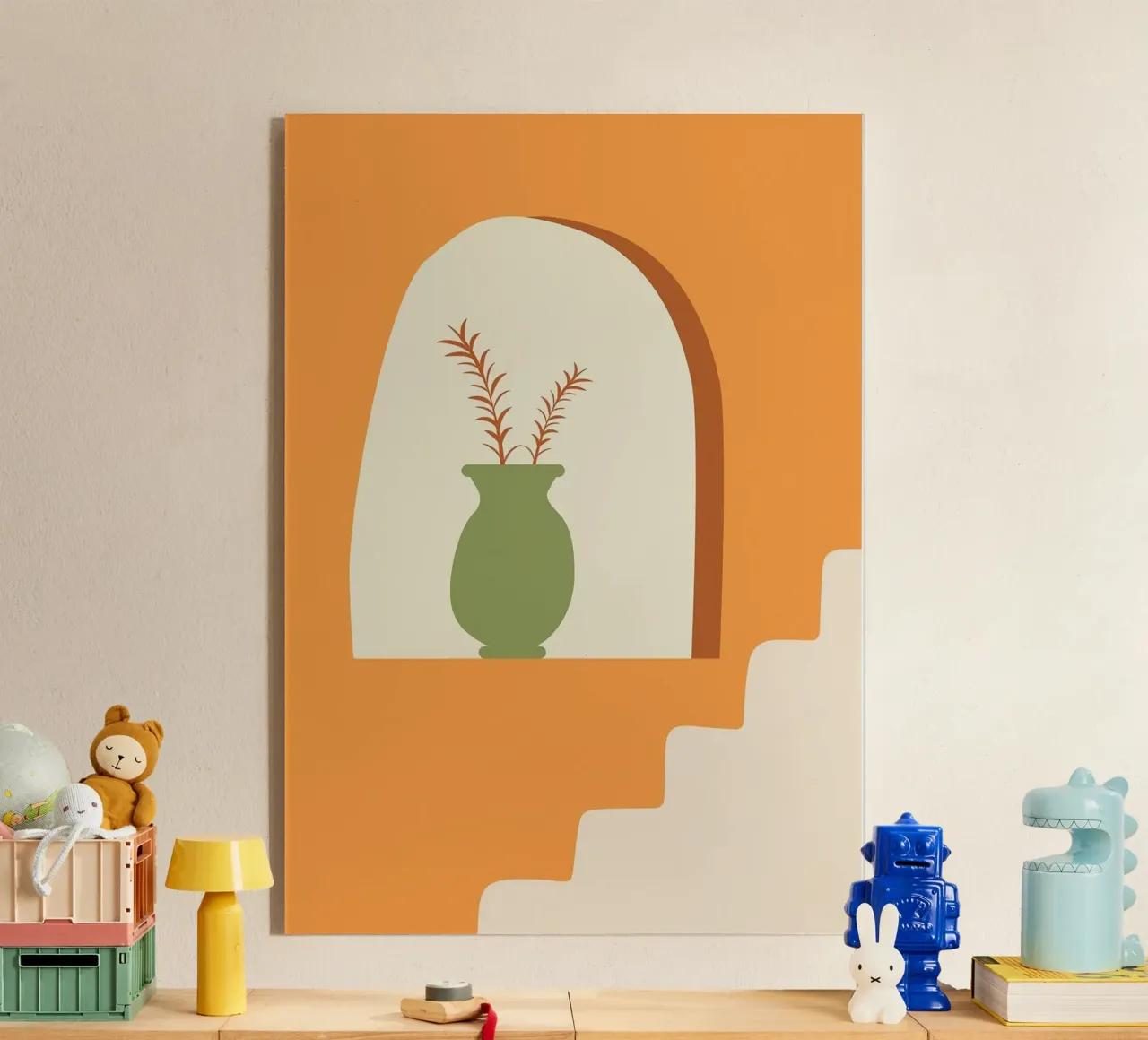 vaso plexiglass da Abstract Botanical Art