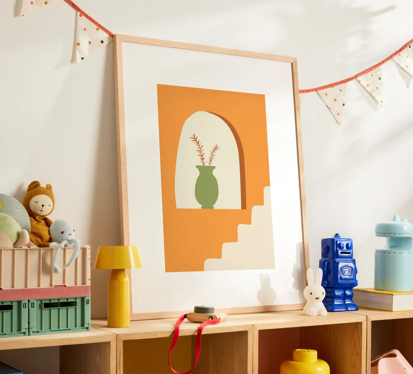 vase poster de Abstract Botanical Art