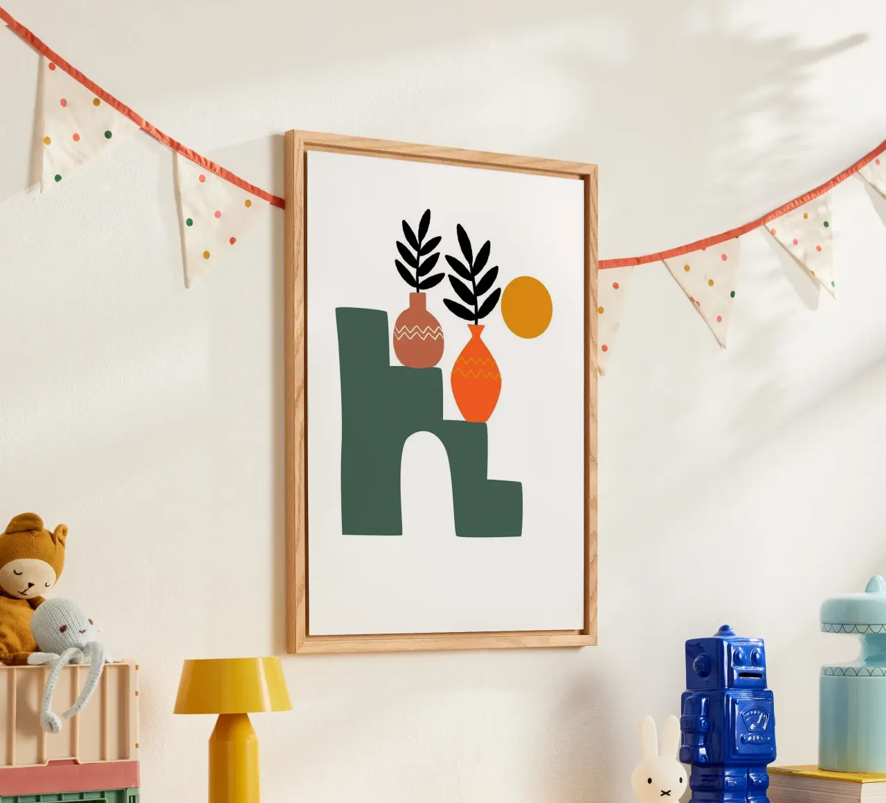 vasi plexiglass da Abstract Botanical Art