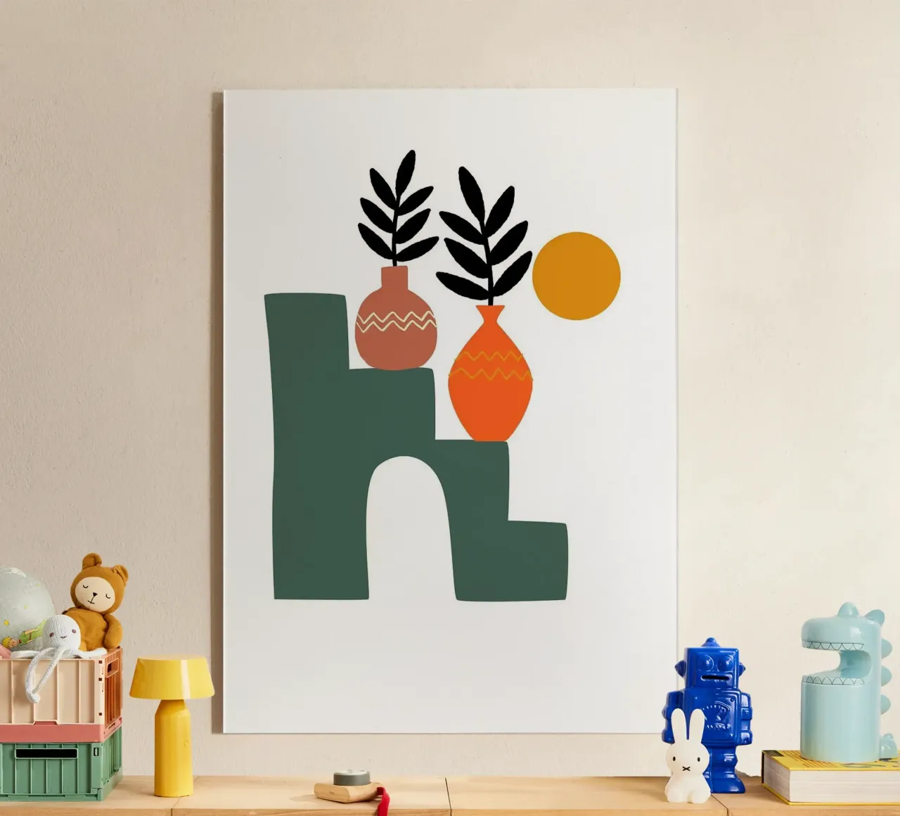 vasi plexiglass da Abstract Botanical Art