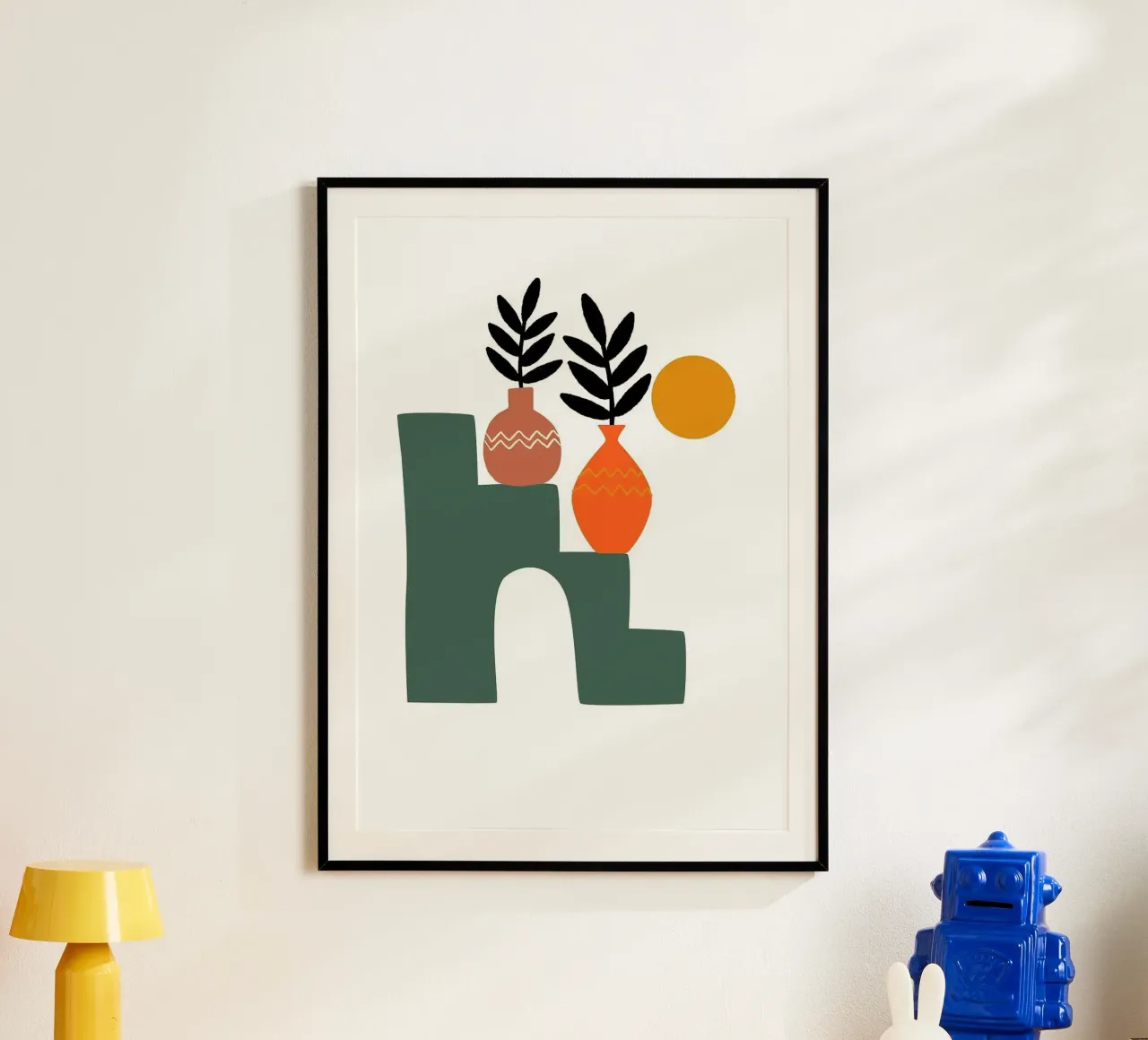 vases poster da Abstract Botanical Art