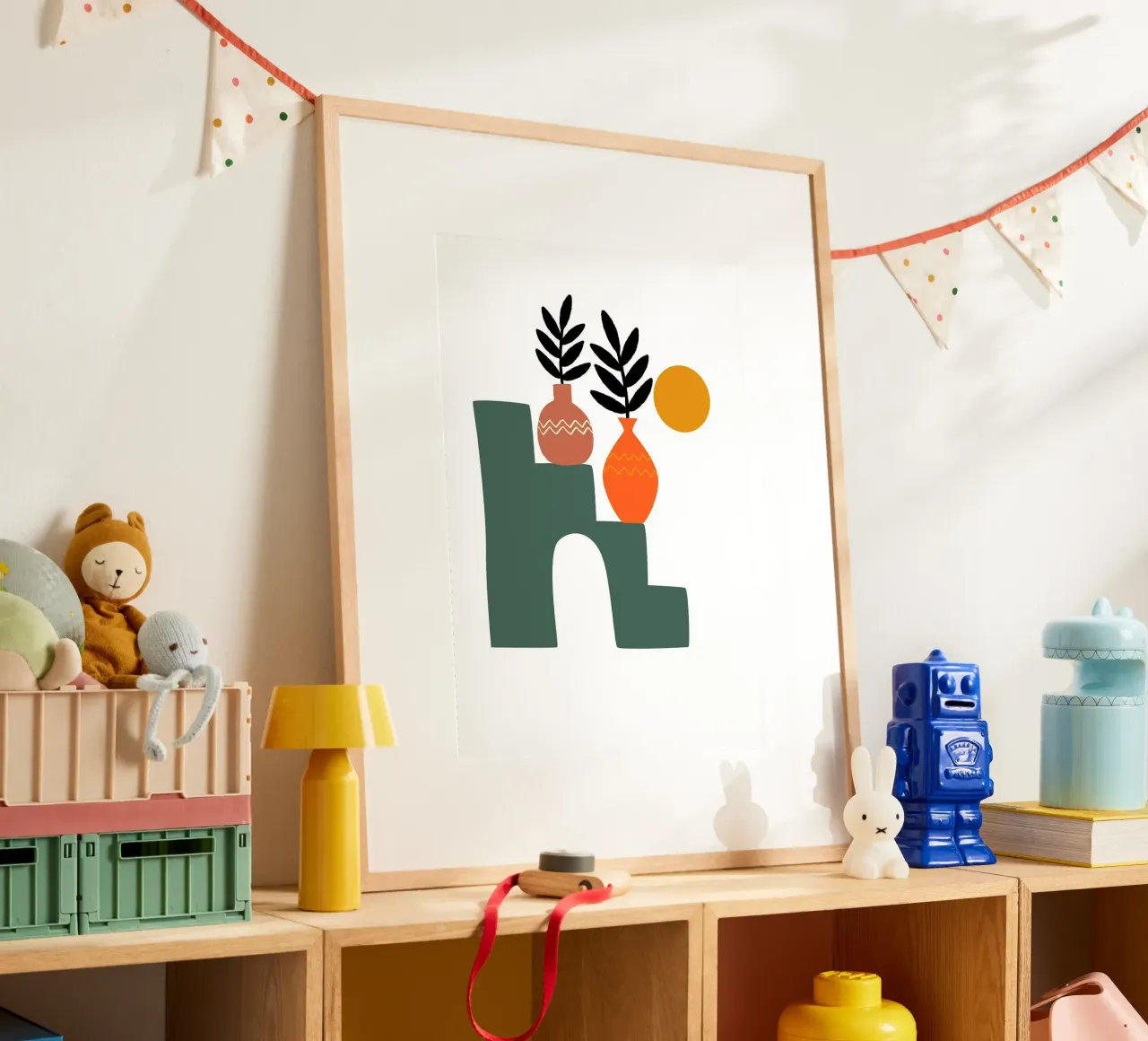 vases poster da Abstract Botanical Art