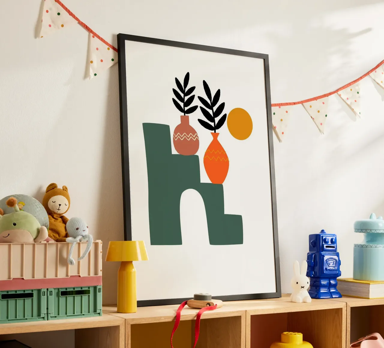 vases poster da Abstract Botanical Art