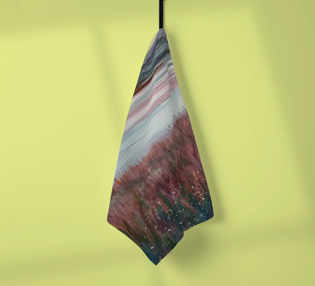 Riflessi di un prato sereno canovaccio da cucina da Verve Pigments