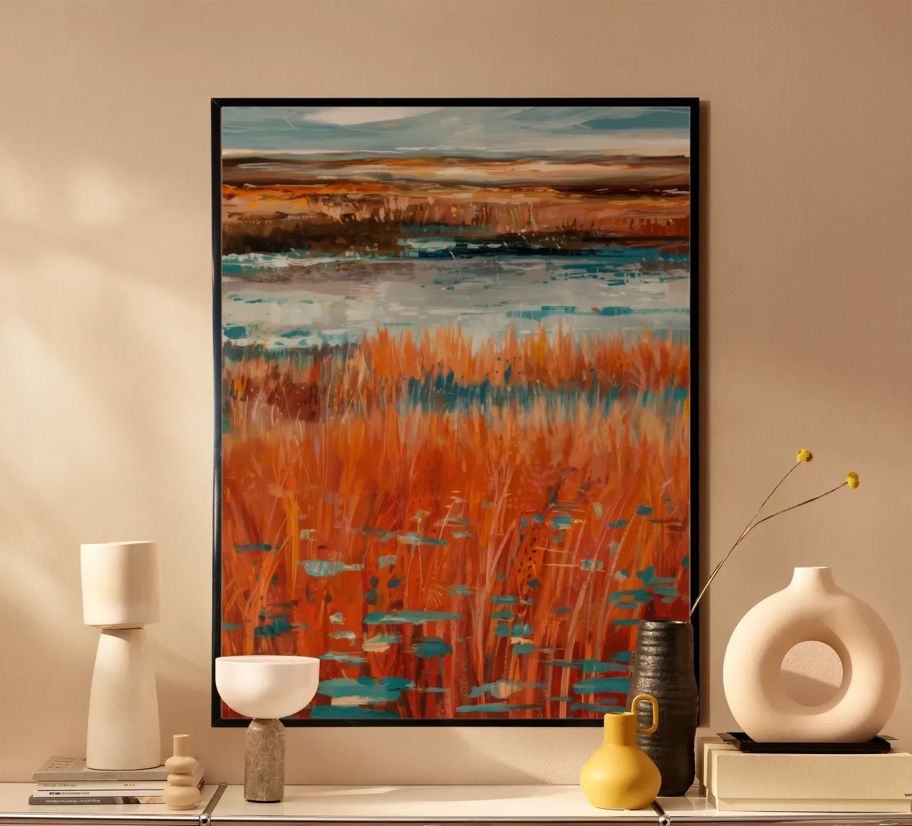 Sinfonia delle paludi infuocate poster da Verve Pigments