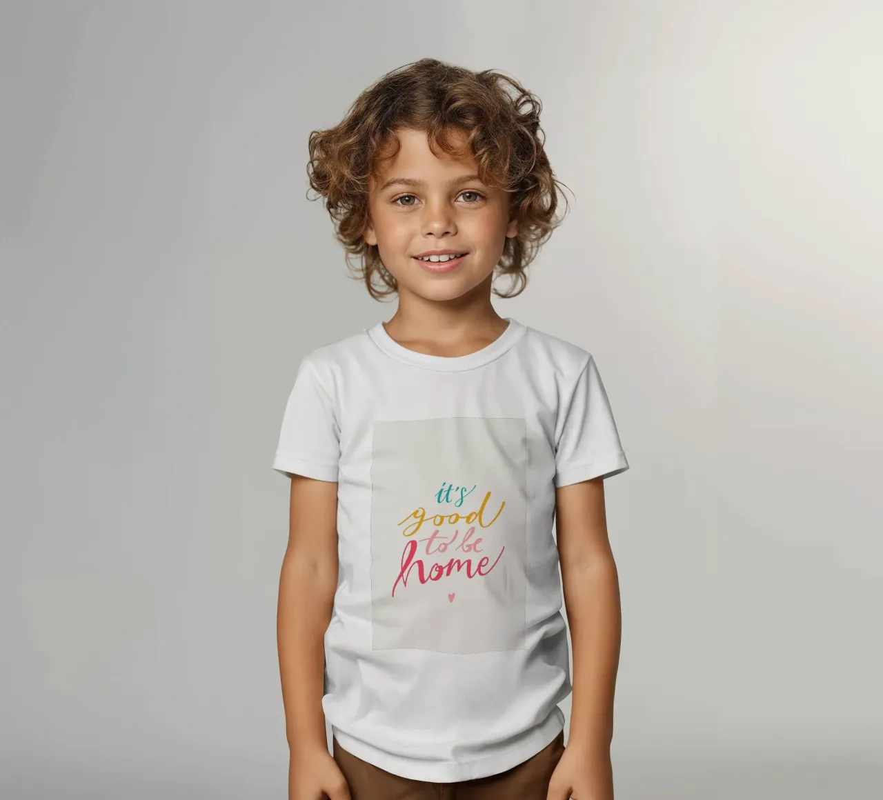 It's good to be home kids t-shirt by Pure