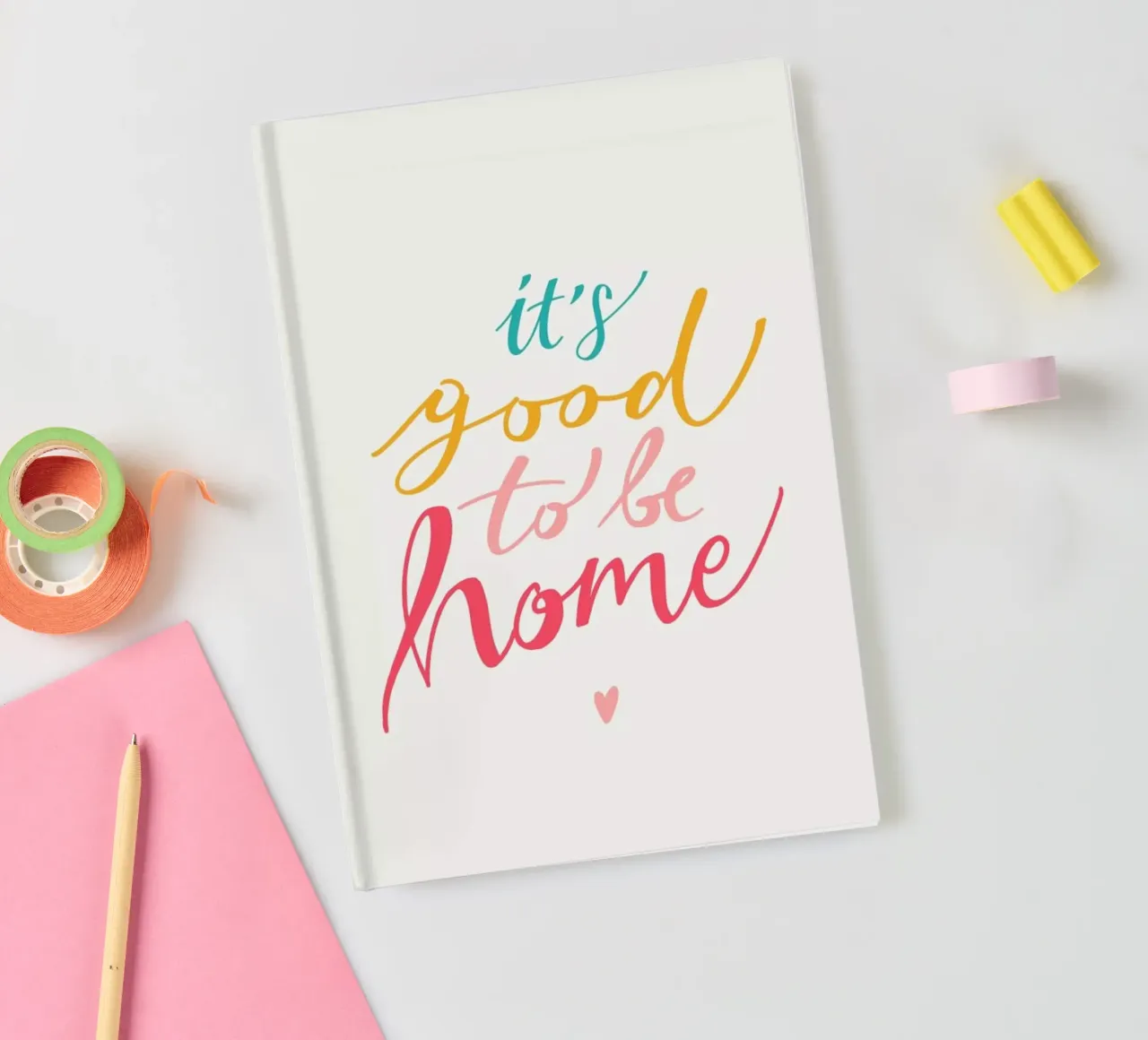 It's good to be home notitieboek van Pure