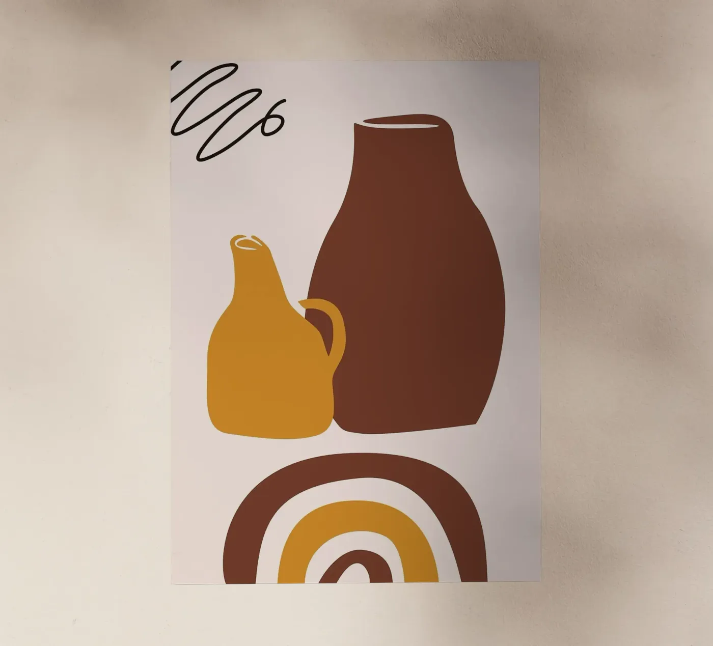 vaso pellicola backlit da Abstract Botanical Art