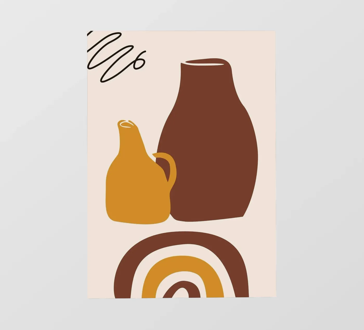 vaso pellicola backlit da Abstract Botanical Art