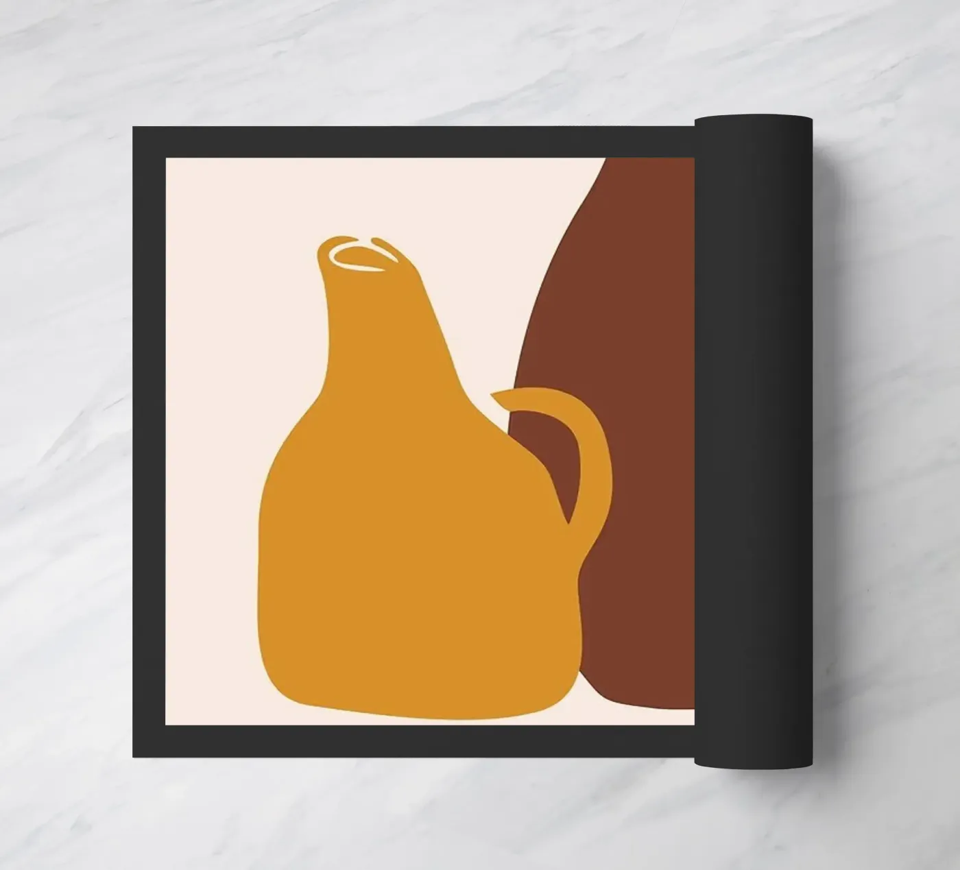 vase paillasson de Abstract Botanical Art