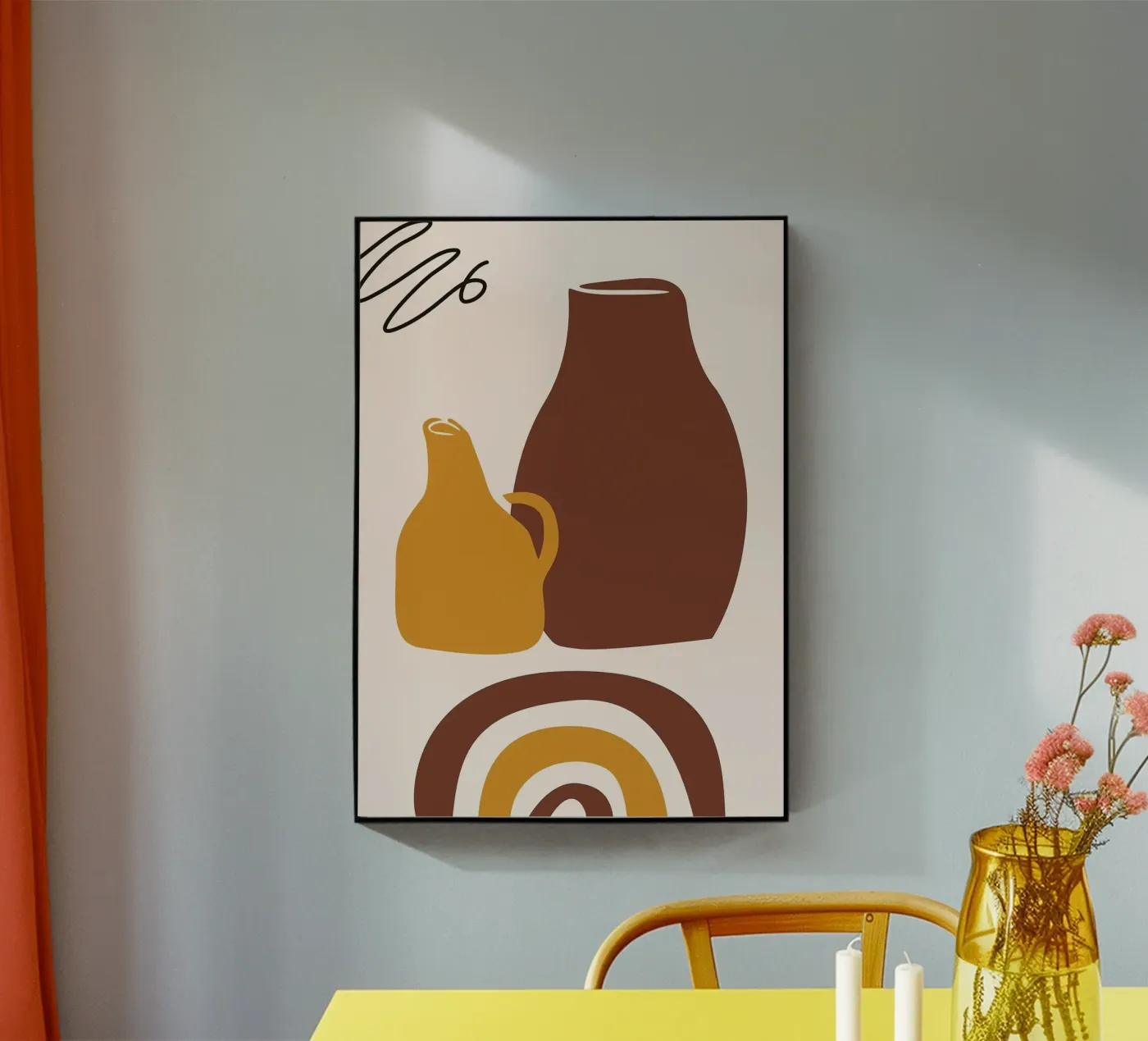 vase plexiglas de Abstract Botanical Art