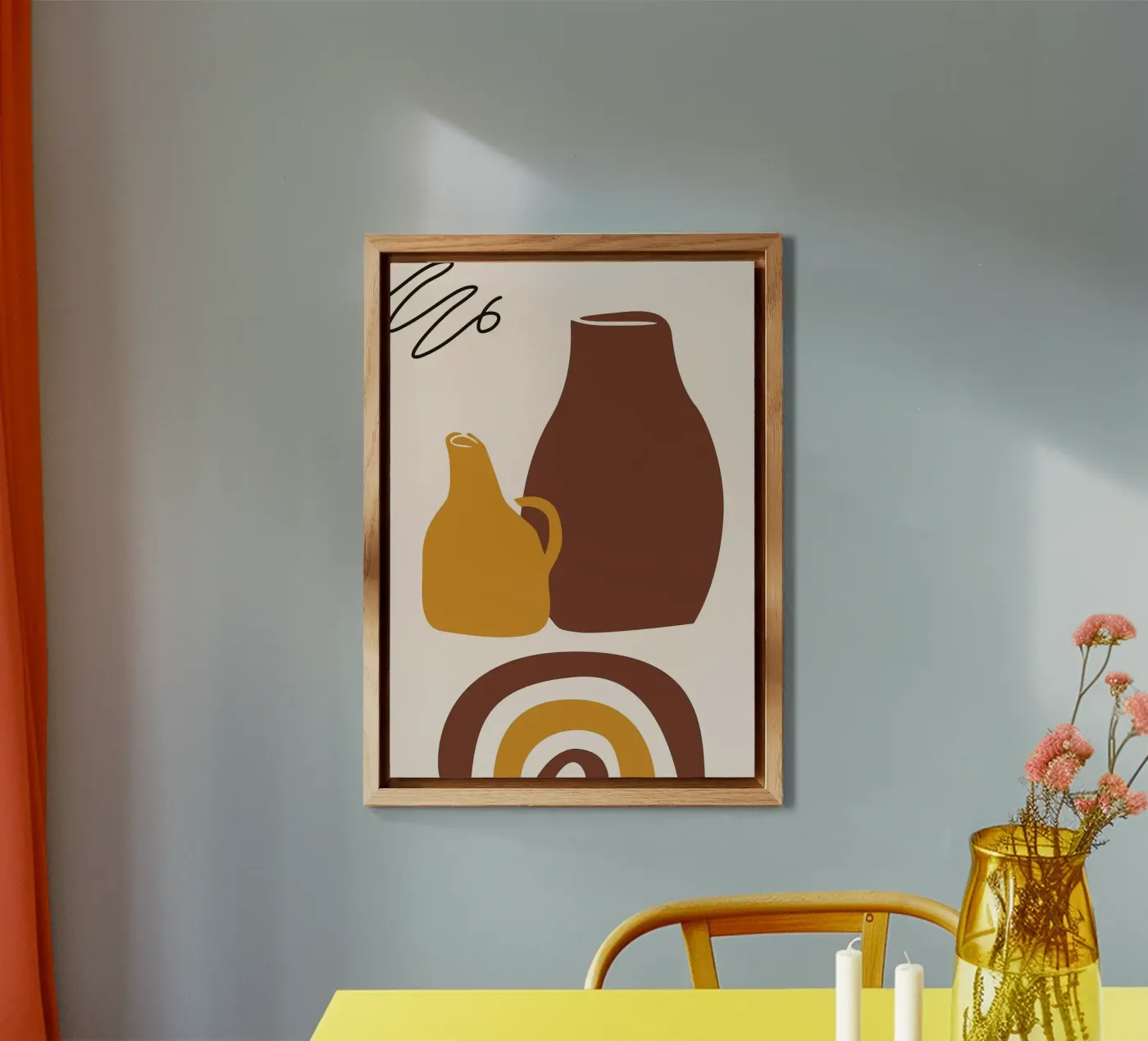 vaso pannello forex da Abstract Botanical Art