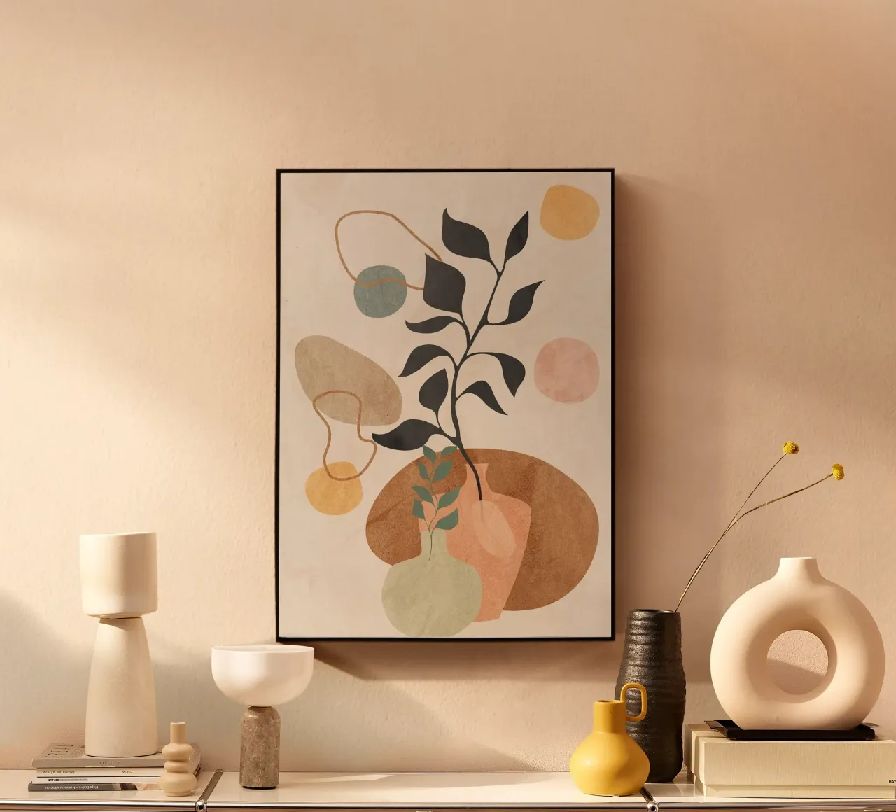 vaso plexiglass da Abstract Botanical Art