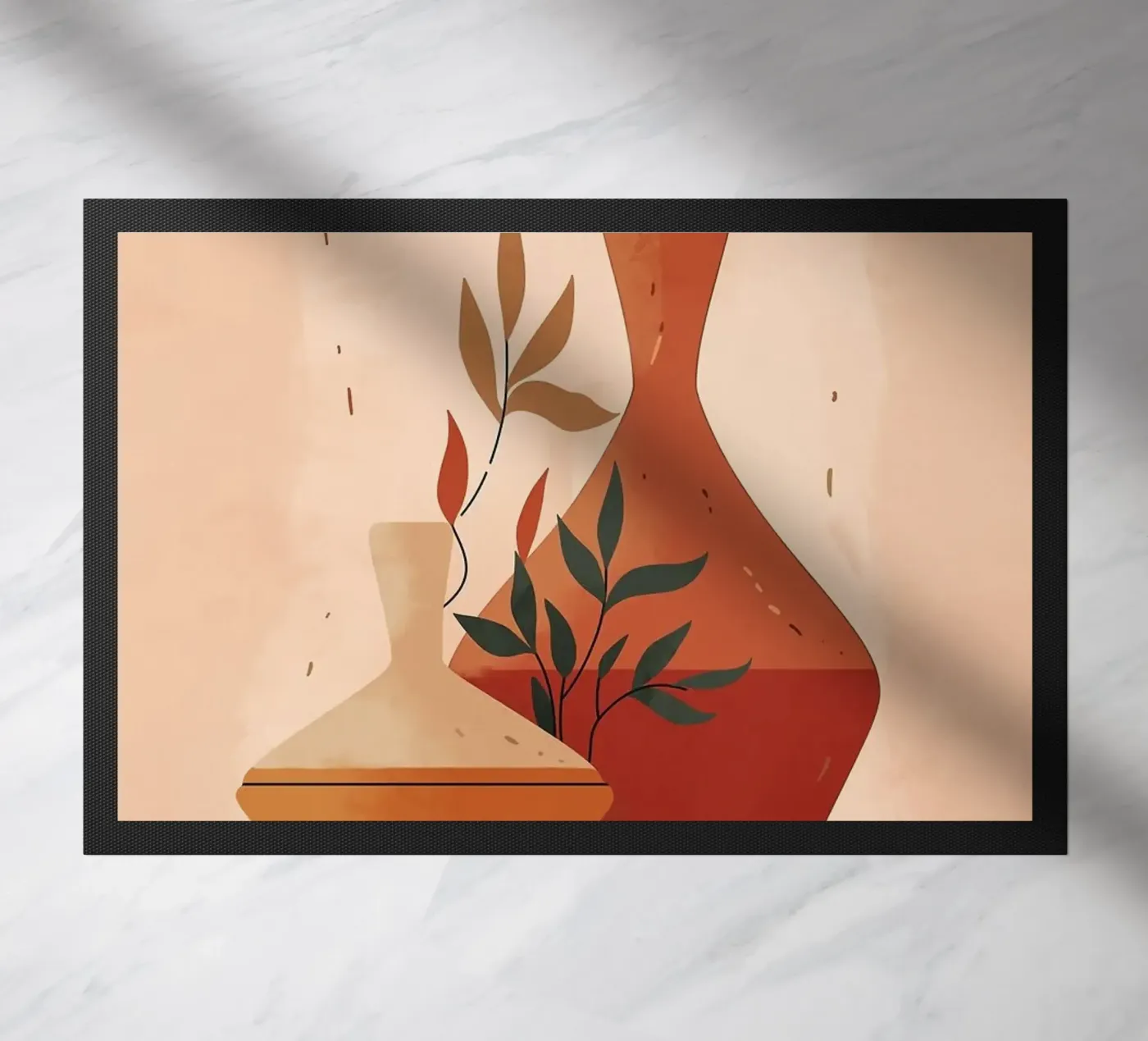 vaas deurmat van Abstract Botanical Art