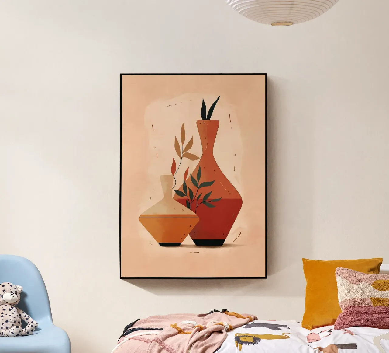 vaso plexiglass da Abstract Botanical Art