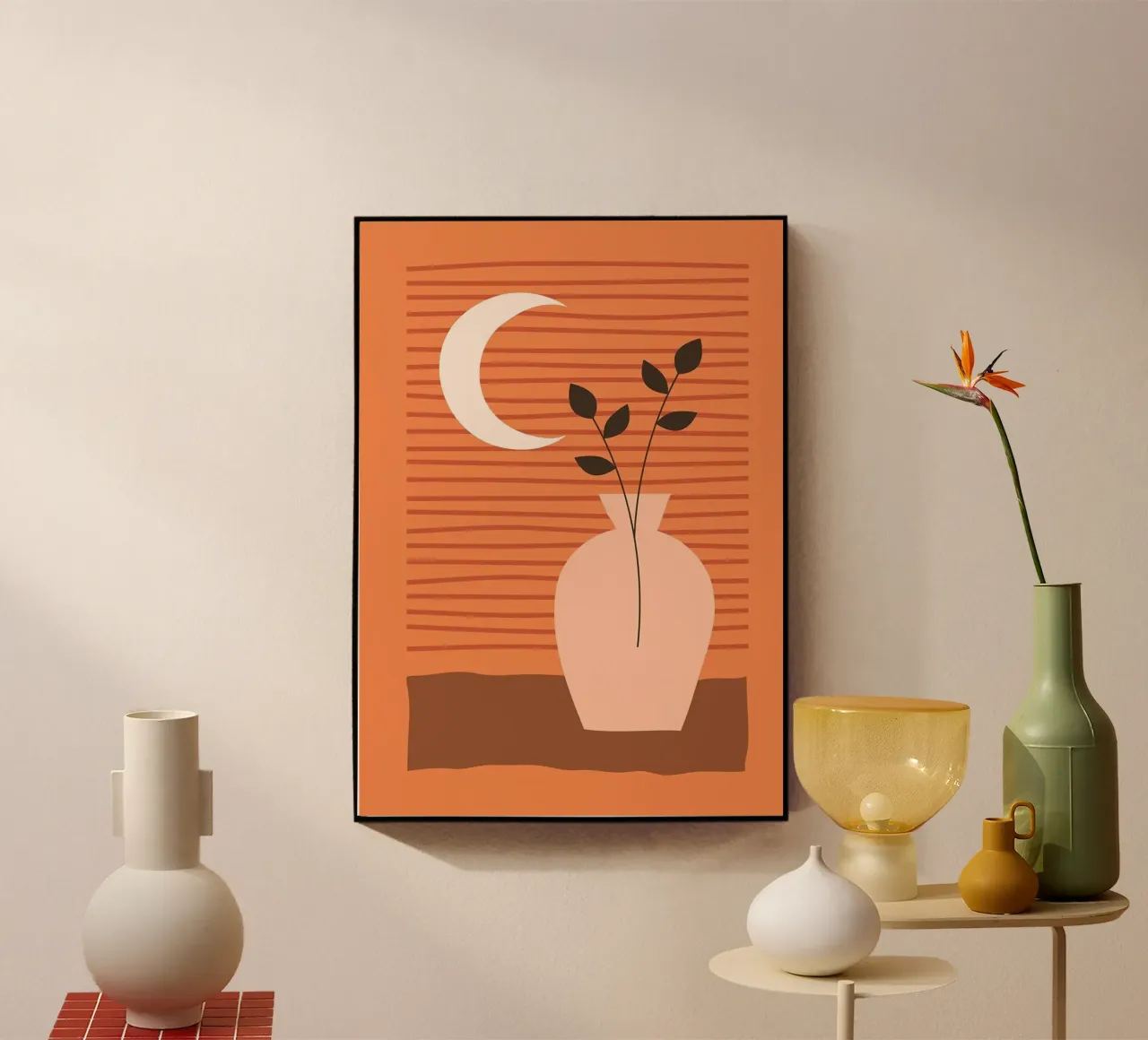 vaso plexiglass da Abstract Botanical Art