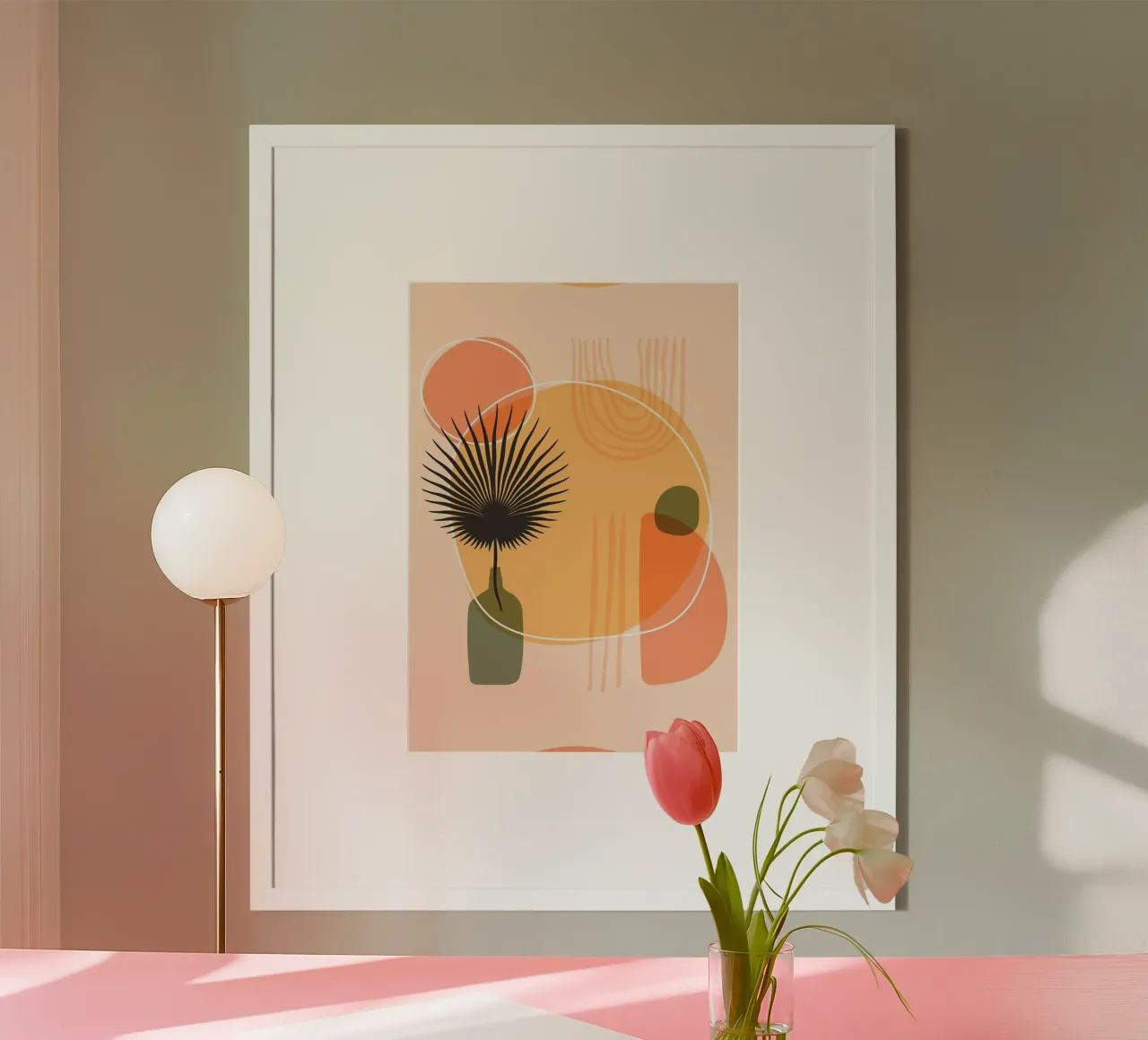 vaso poster da Abstract Botanical Art