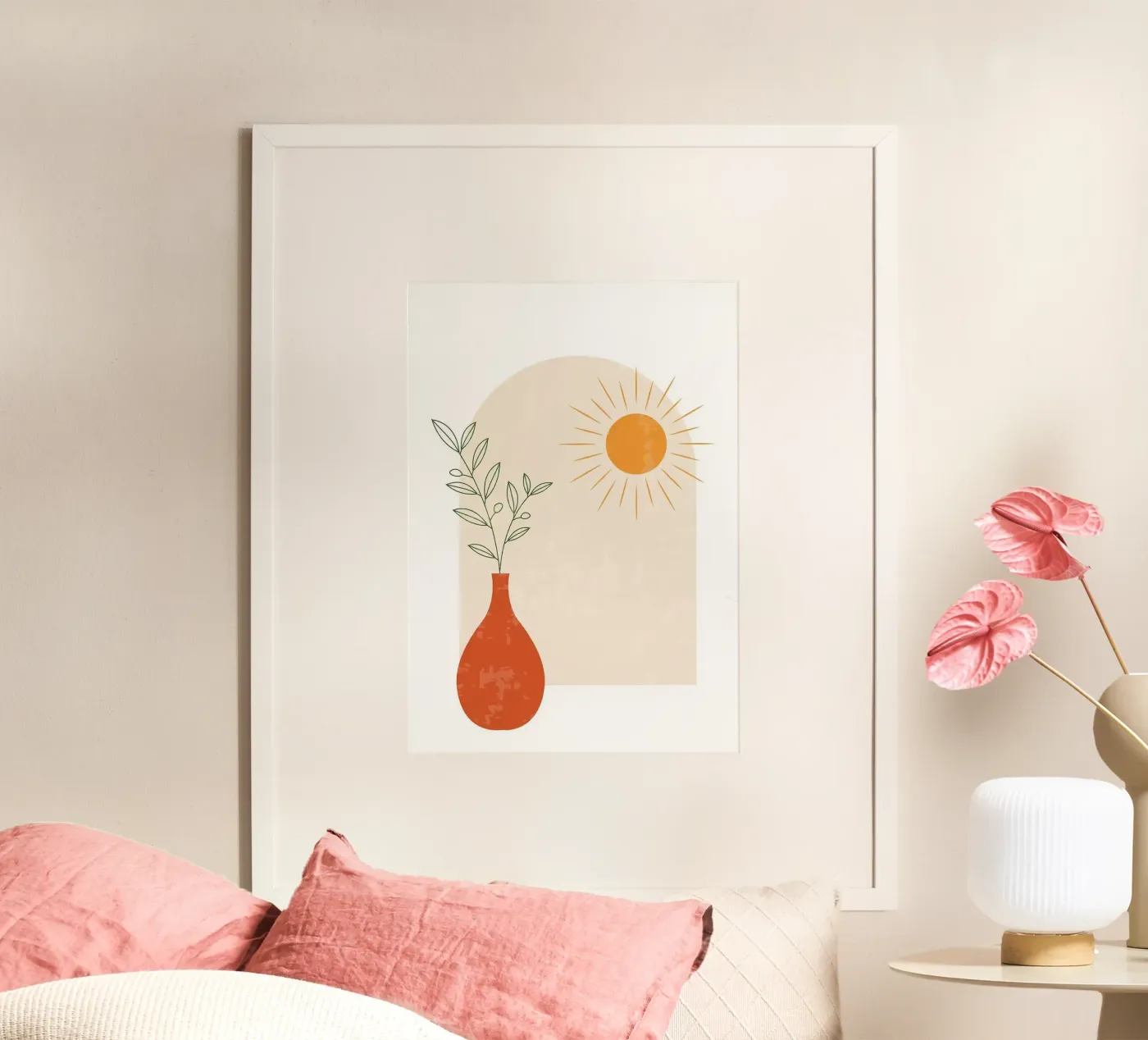 vase poster da Abstract Botanical Art