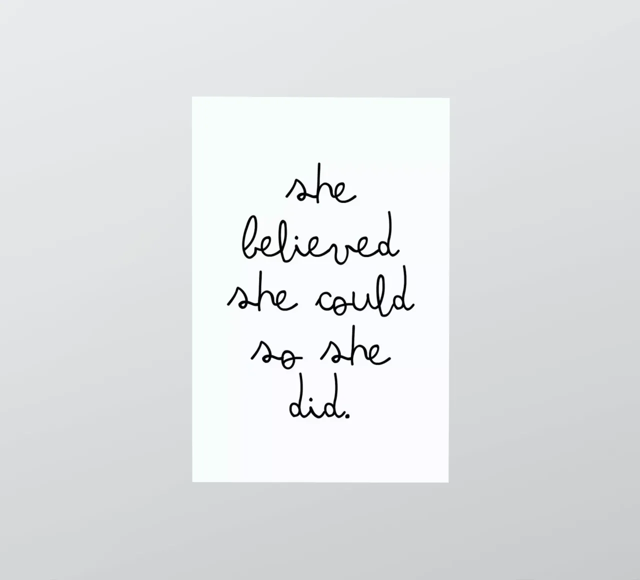 she Sticker von Mottos by Sinan Saydik