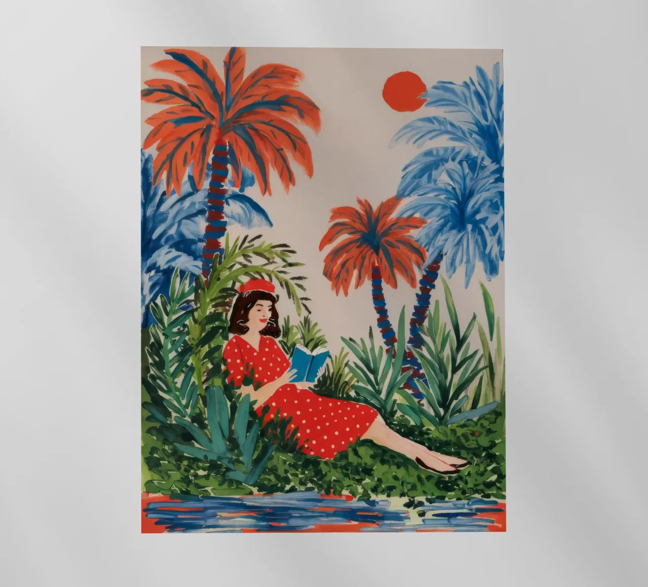 Fuga tropicale ad occhi aperti pellicola backlit da Verve Pigments