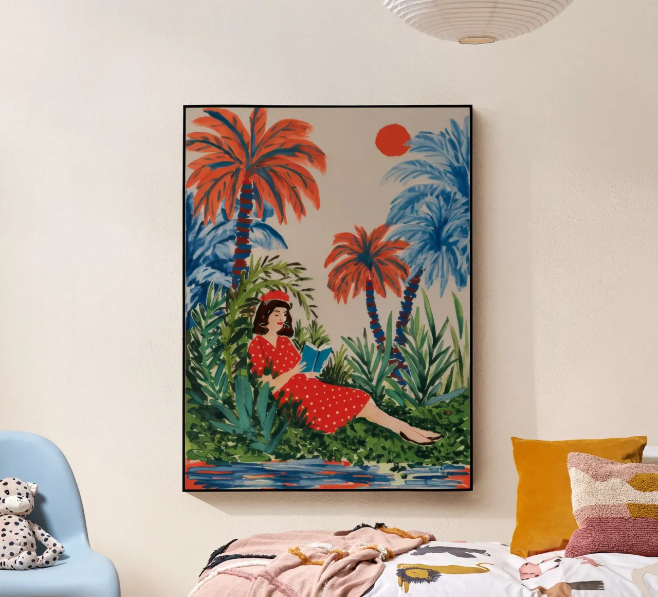 Fuga tropicale ad occhi aperti plexiglass da Verve Pigments