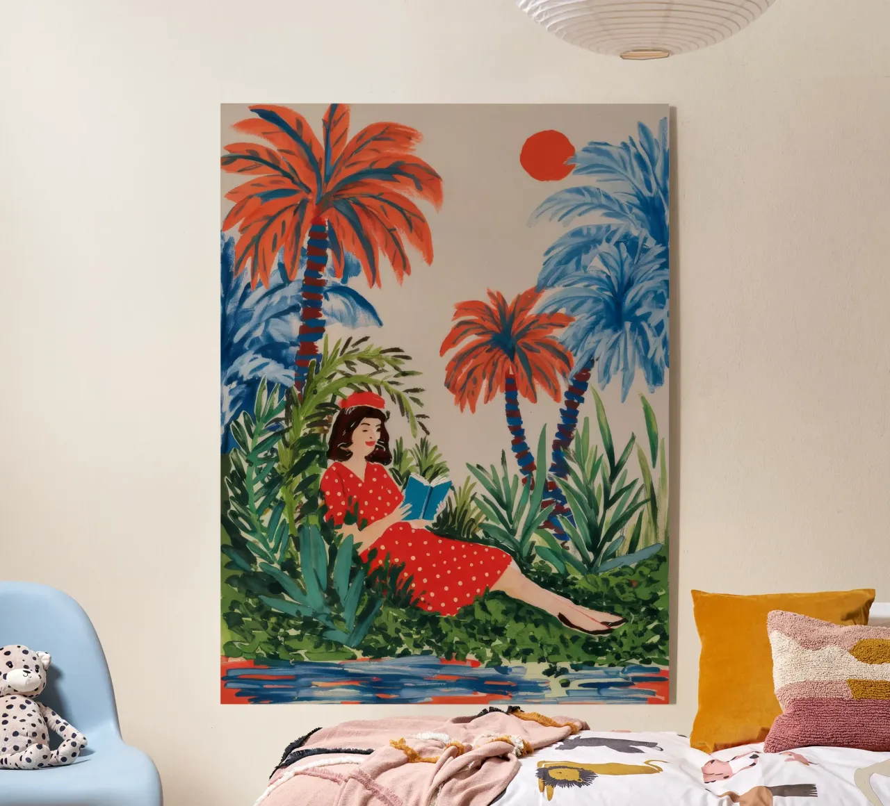 Fuga tropicale ad occhi aperti plexiglass da Verve Pigments