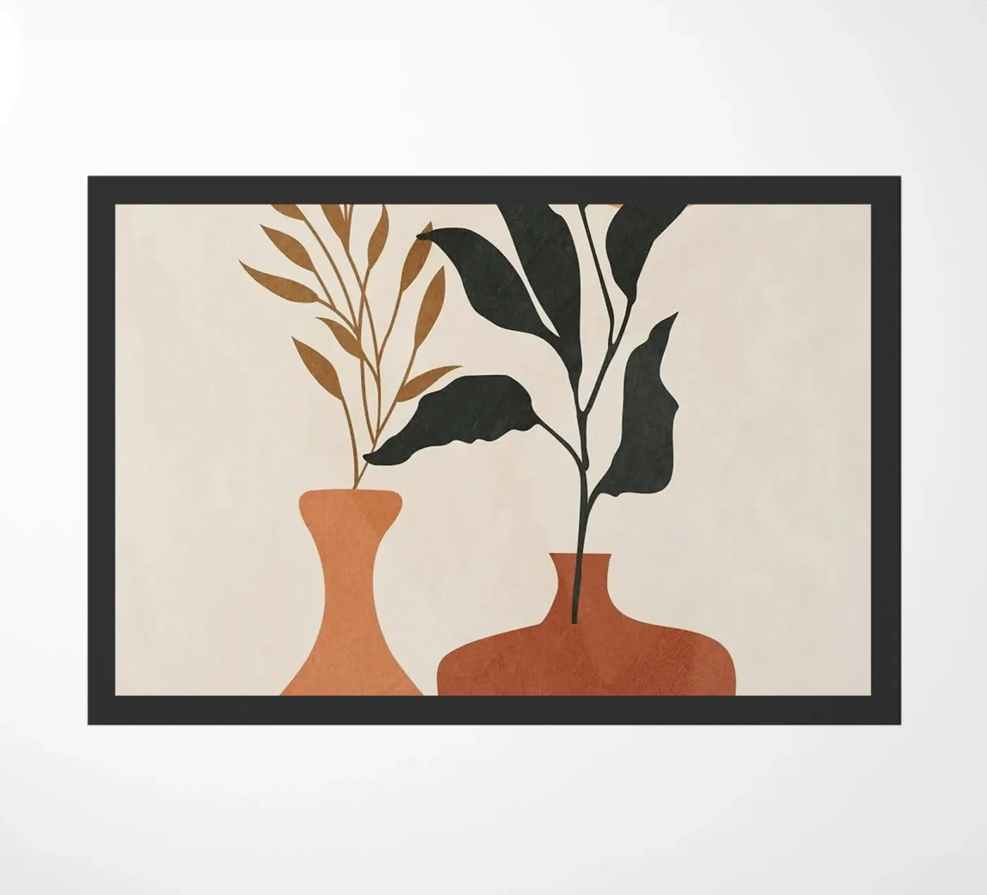 vase Fußmatte von Abstract Botanical Art