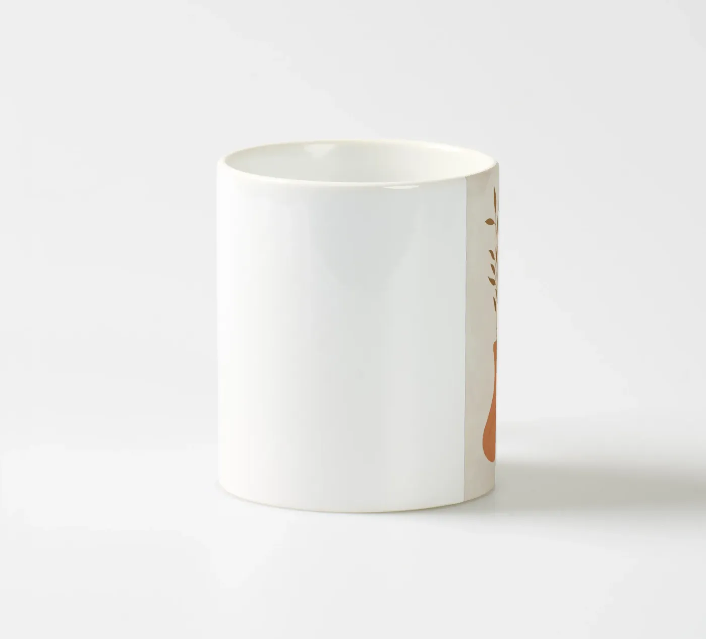 vase ceramic mug by Abstract Botanical Art