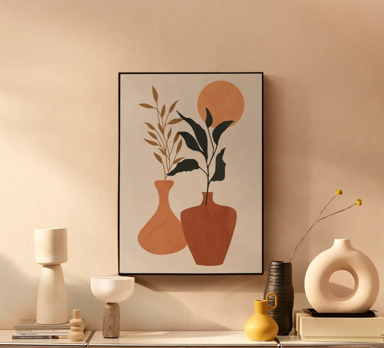 vaso plexiglass da Abstract Botanical Art