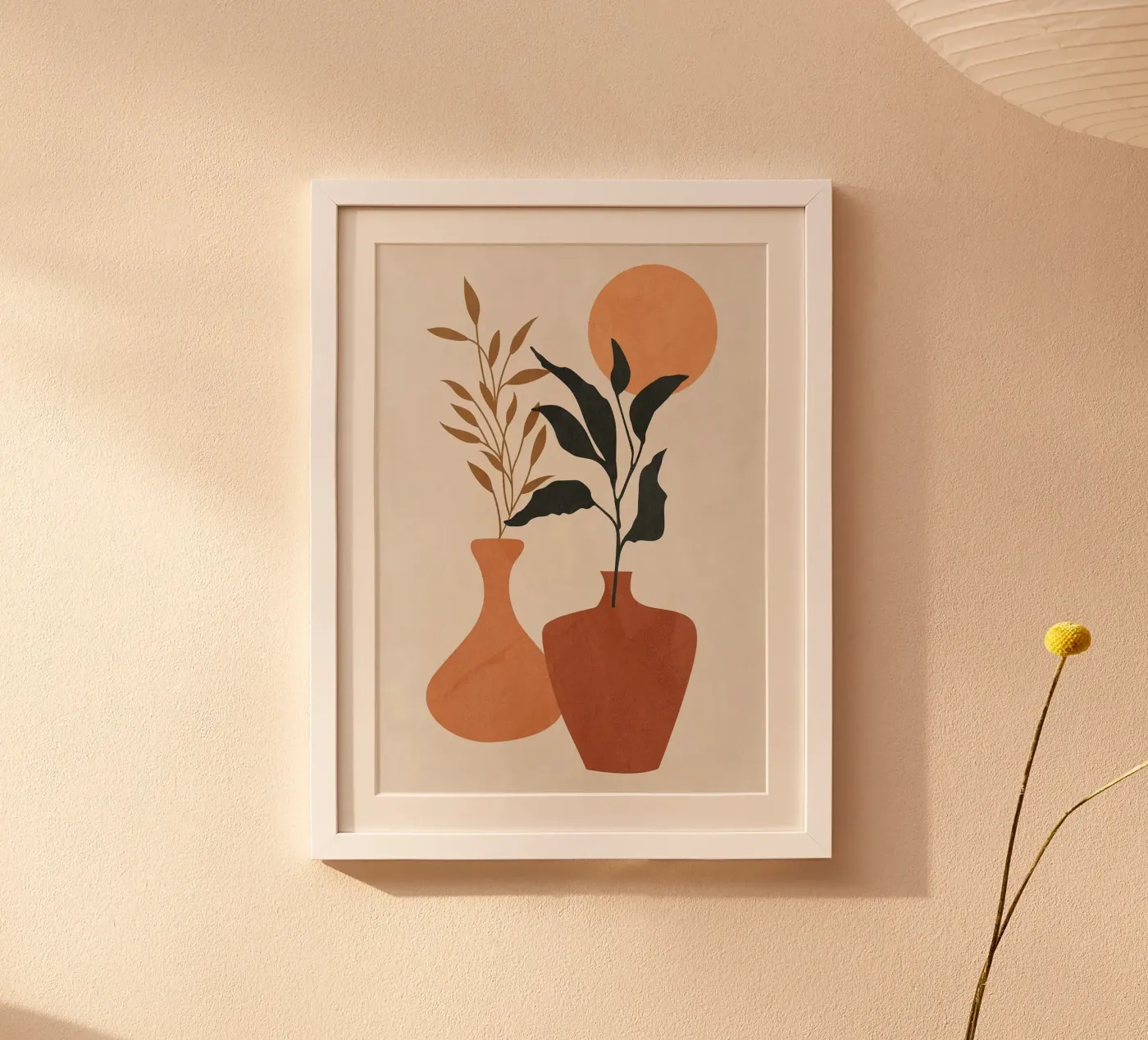 vase Poster von Abstract Botanical Art