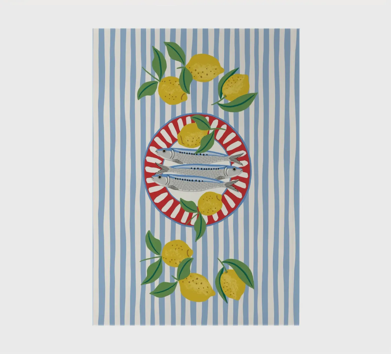 Sardines & Lemons – Mediterranean vibes notebook by Vivdesign