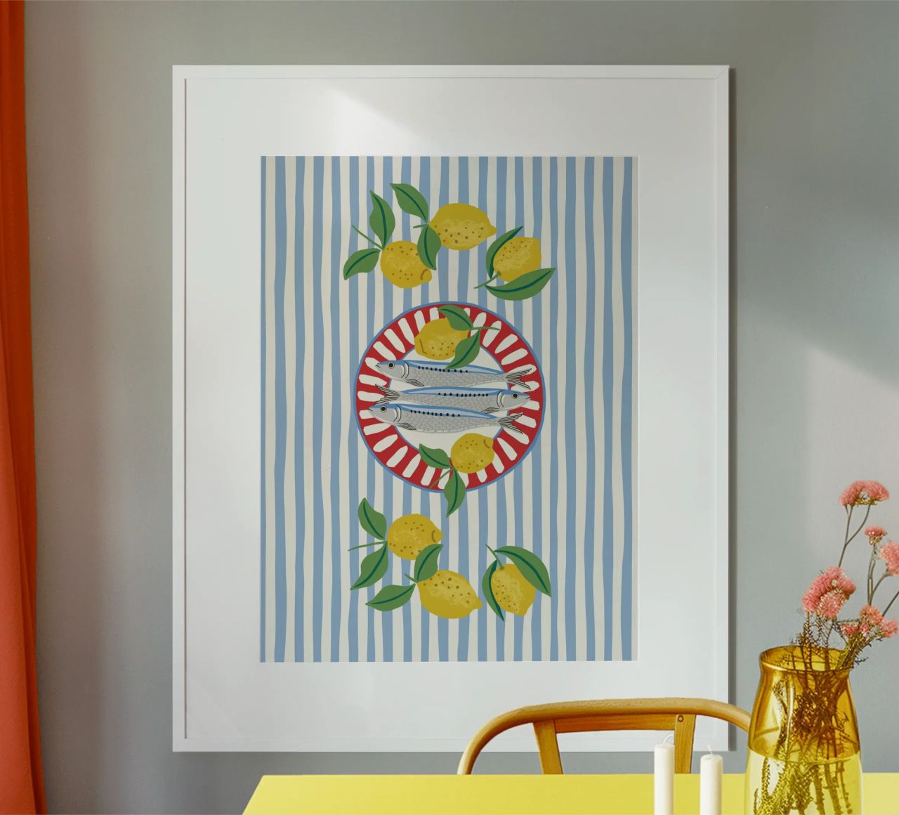 Sardines & Lemons – Mediterranean vibes carta hahnemühle da Vivdesign