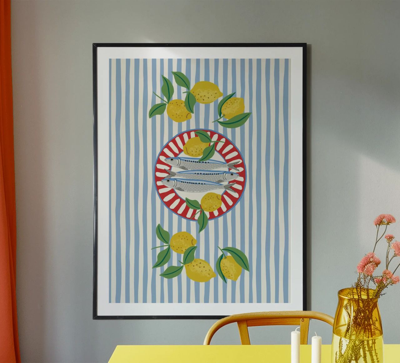 Sardines & Lemons – Mediterranean vibes carta hahnemühle da Vivdesign