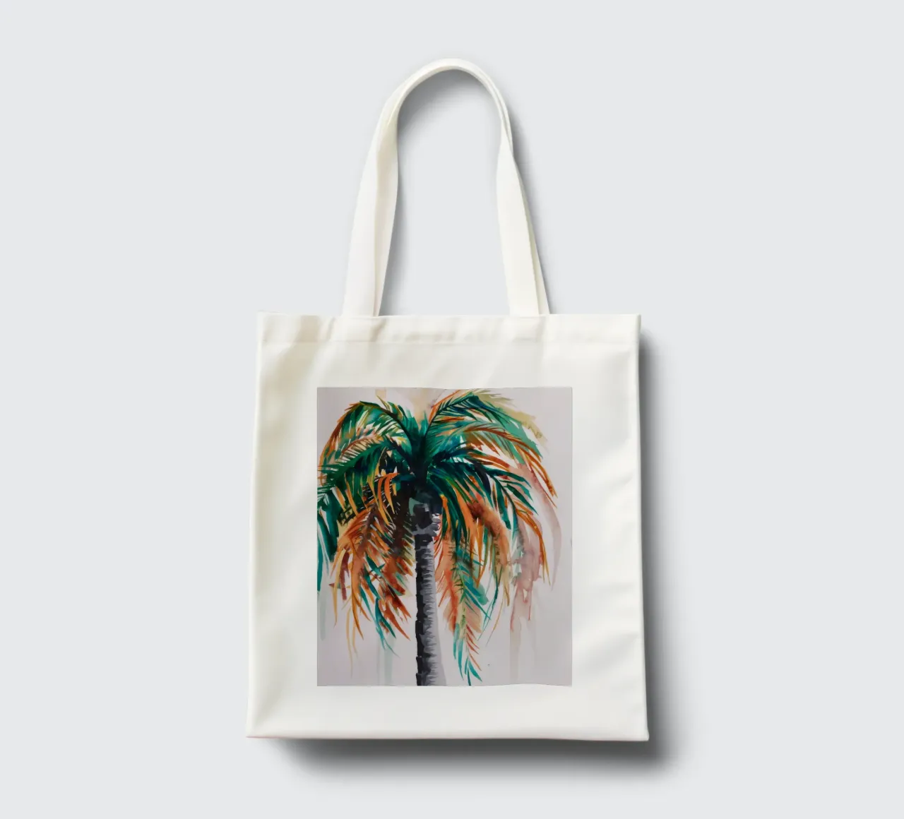 Vivid Palm Majesty tote bag by Verve Pigments