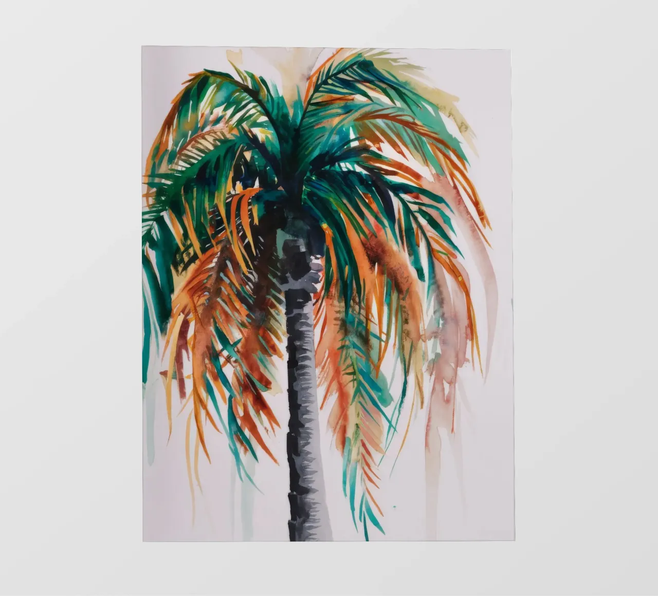 Vivid Palm Majesty photo wallpaper by Verve Pigments