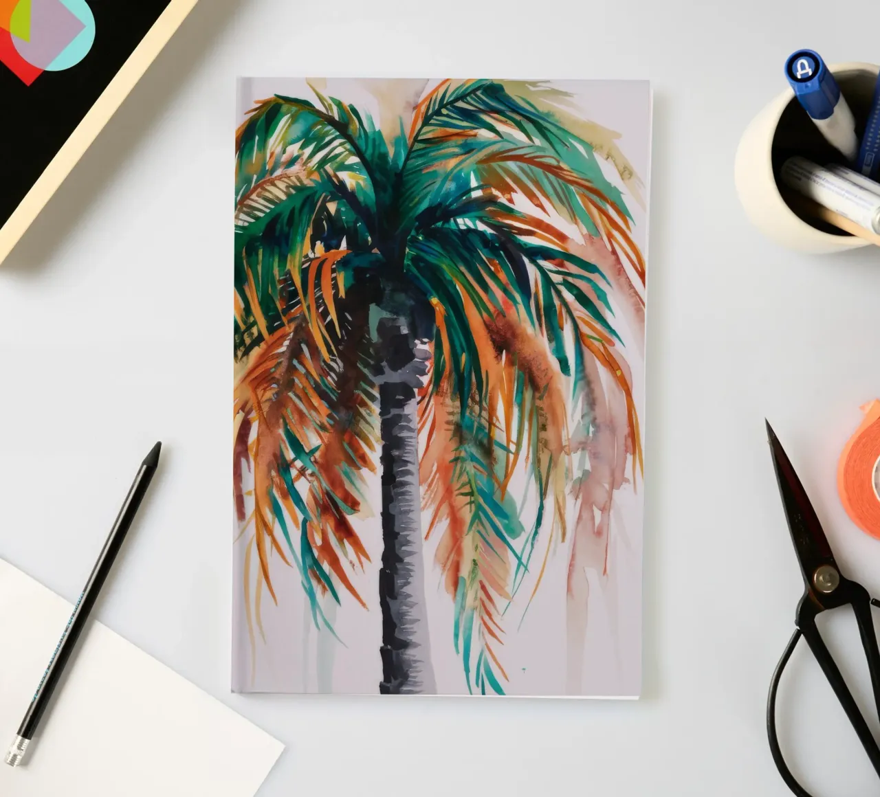 Vivid Palm Majesty notebook by Verve Pigments