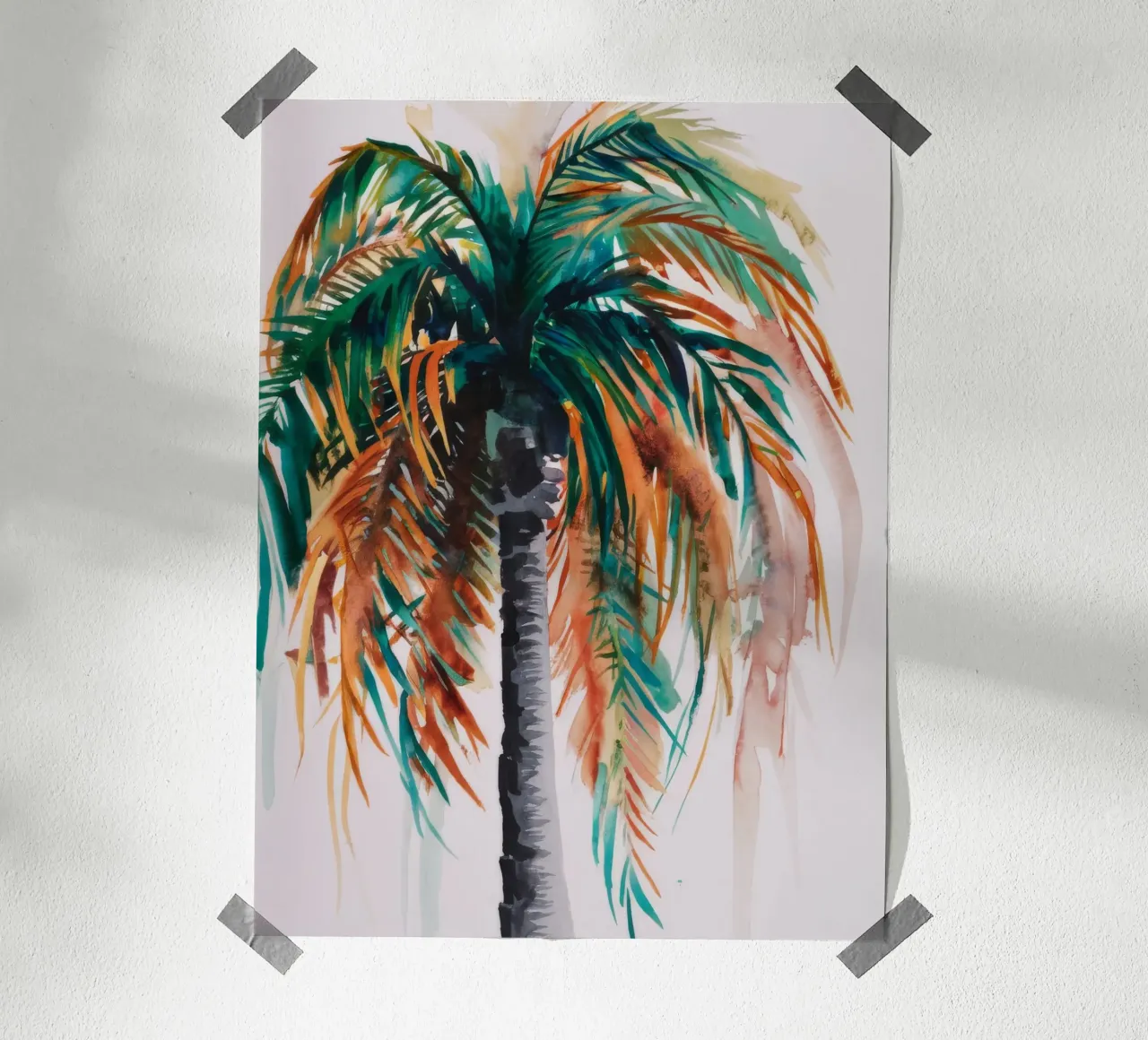 Vivid Palm Majesty hahnemühle by Verve Pigments