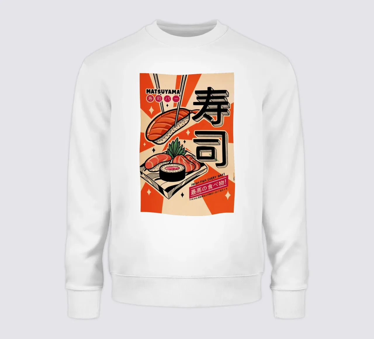 Sushi Every Day felpa da Rafa Gomes