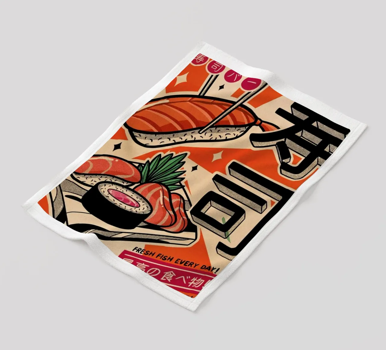 Sushi Every Day coperta in pile da Rafa Gomes